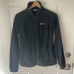 Black Columbia fleece jacket #winterjacket